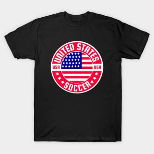 United States Flag Soccer T-Shirt